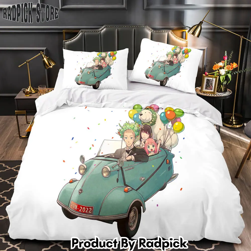 Spy x family bedding set quilt duvet cover bed sheet sets room decoration  rp0428999